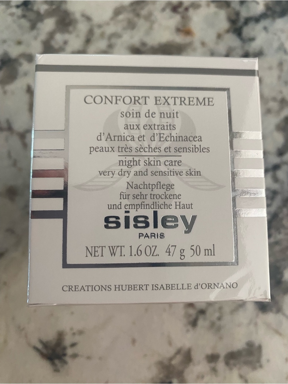 Sisley Confort Extreme Night Cream - White and Silver Packaging